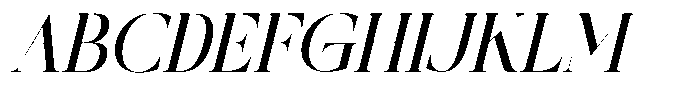 Rosse Merona  Italic Italic Font UPPERCASE