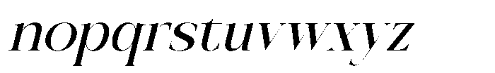 Rosse Merona  Italic Italic Font LOWERCASE