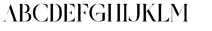 Rosse Merona  Regular Font UPPERCASE