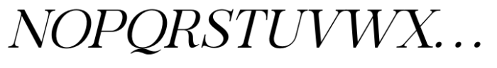 Rossela Italic Font UPPERCASE