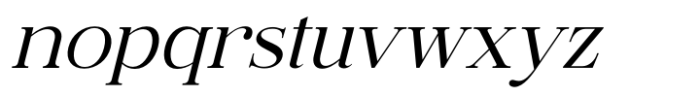 Rossela Italic Font LOWERCASE