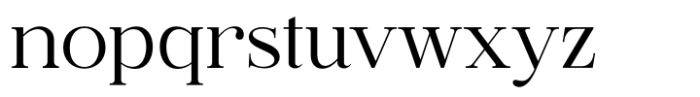 Rossela Regular Font LOWERCASE