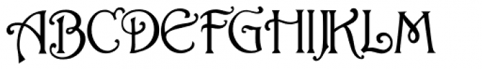 Rossetti Font UPPERCASE