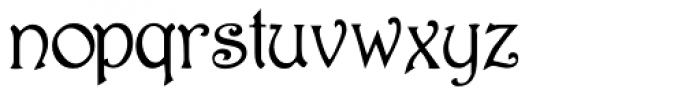 Rossetti Font LOWERCASE