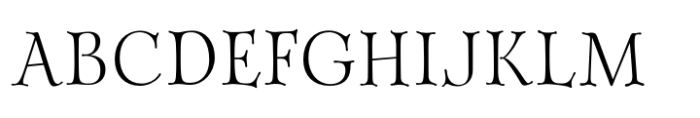 Rossglen Extra Light Font UPPERCASE