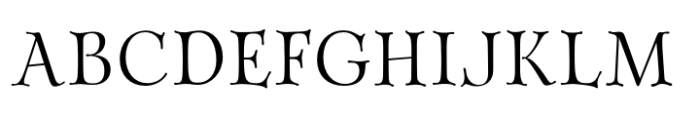 Rossglen Light Font UPPERCASE