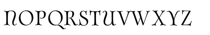 Rossglen Light Font LOWERCASE