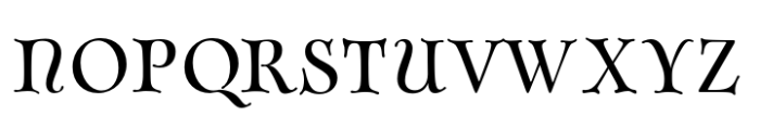 Rossglen Medium Font LOWERCASE