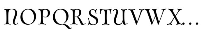 Rossglen Regular Font UPPERCASE