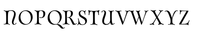 Rossglen Regular Font LOWERCASE