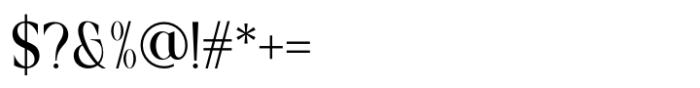 Rossten Font OTHER CHARS