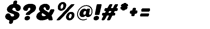 Rostela Italic Font OTHER CHARS
