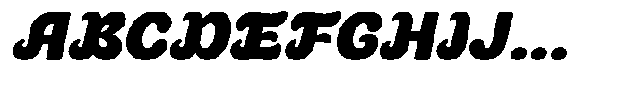 Rostela Italic Font UPPERCASE