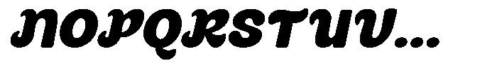 Rostela Italic Font UPPERCASE