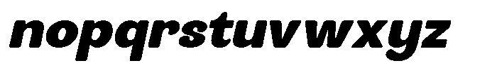 Rostela Italic Font LOWERCASE