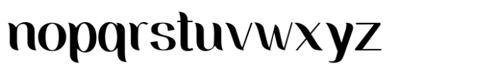 Rostel Font LOWERCASE