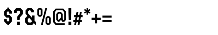Rosterball Bold Condensed Font OTHER CHARS