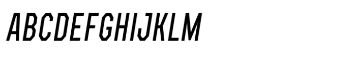 Rosterball Condensed Oblique Font UPPERCASE