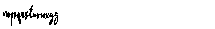 Rosteska Font LOWERCASE