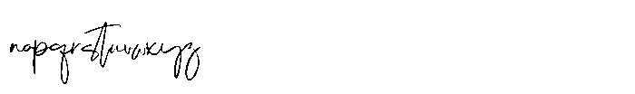 Rosther Golden Font LOWERCASE