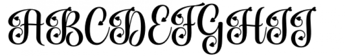 Rosthila Script Regular Font UPPERCASE