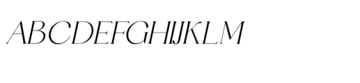Rosvella Serif Family Italic Font UPPERCASE