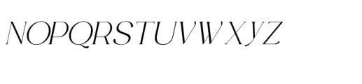 Rosvella Serif Family Italic Font UPPERCASE