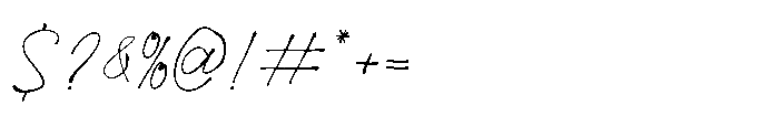 Rosy Meadow Regular Font OTHER CHARS