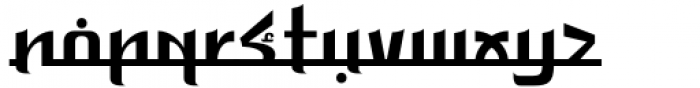 Rosyidun Regular Font LOWERCASE