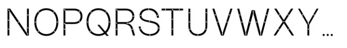Rotary Sans Light Font UPPERCASE