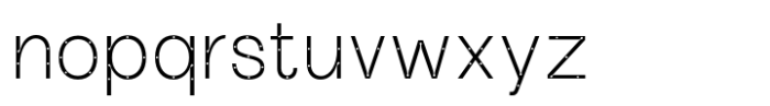 Rotary Sans Light Font LOWERCASE