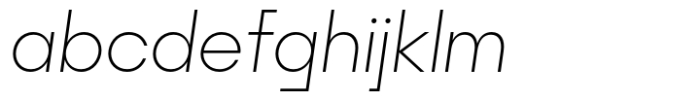 Rothek Extra Light Italic FONT