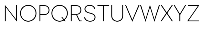 Rothek Extra Light Font UPPERCASE