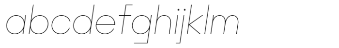 Rothek Hairline Italic FONT