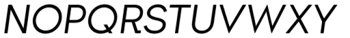 Rothek Normal Italic Font UPPERCASE
