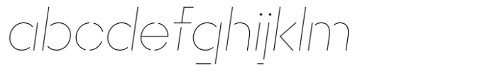 Rothek Stencil Hairline Italic FONT