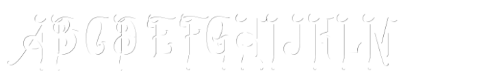 Rothest Inner Shadow Font UPPERCASE