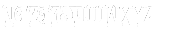Rothest Inner Shadow Font UPPERCASE