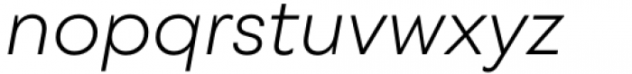 Rothorn Book Italic Font LOWERCASE