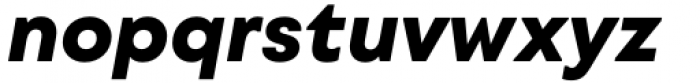 Rothorn Extra Bold Italic Font LOWERCASE