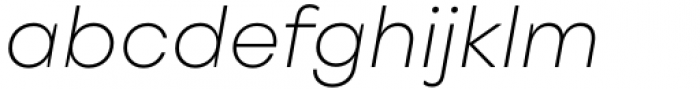 Rothorn Light Italic Font LOWERCASE