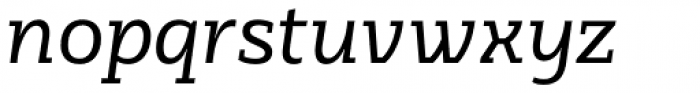 Rothwood Book Italic Font LOWERCASE