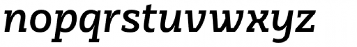 Rothwood Demi Bold Italic Font LOWERCASE