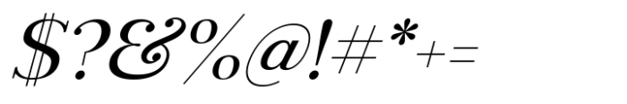 Rotifera Semi Bold Italic Font OTHER CHARS