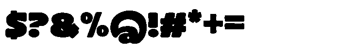 Rotipop Font OTHER CHARS