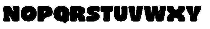 Rotipop Font UPPERCASE