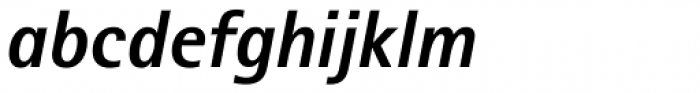 Rotis II Sans Pro Bold Italic Font LOWERCASE