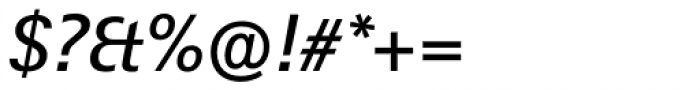 Rotis II Sans Std Semi Bold Italic Font OTHER CHARS