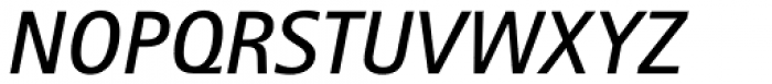 Rotis II Sans Std Semi Bold Italic Font UPPERCASE