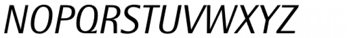Rotis Paneuropean W1G Italic Font UPPERCASE